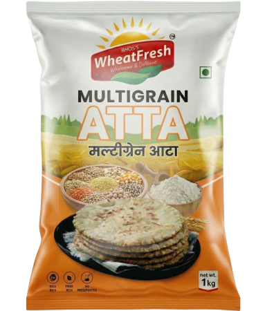 Multigrain Atta pack from Bhos’s WheatFresh